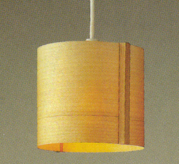 Pendant - Panasonic Lampshade - Tennge Wood Veneer Sheets